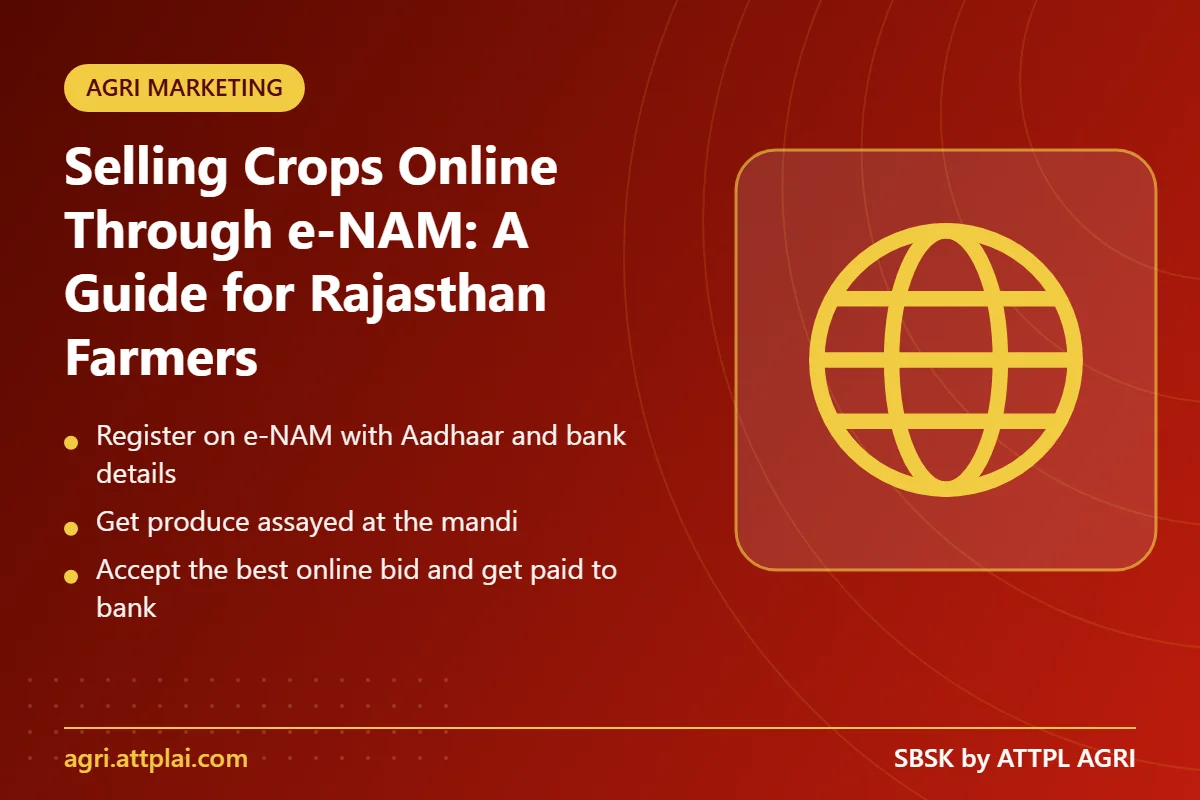 Selling Crops Online Through e-NAM: A Guide for Rajasthan Farmers - key points